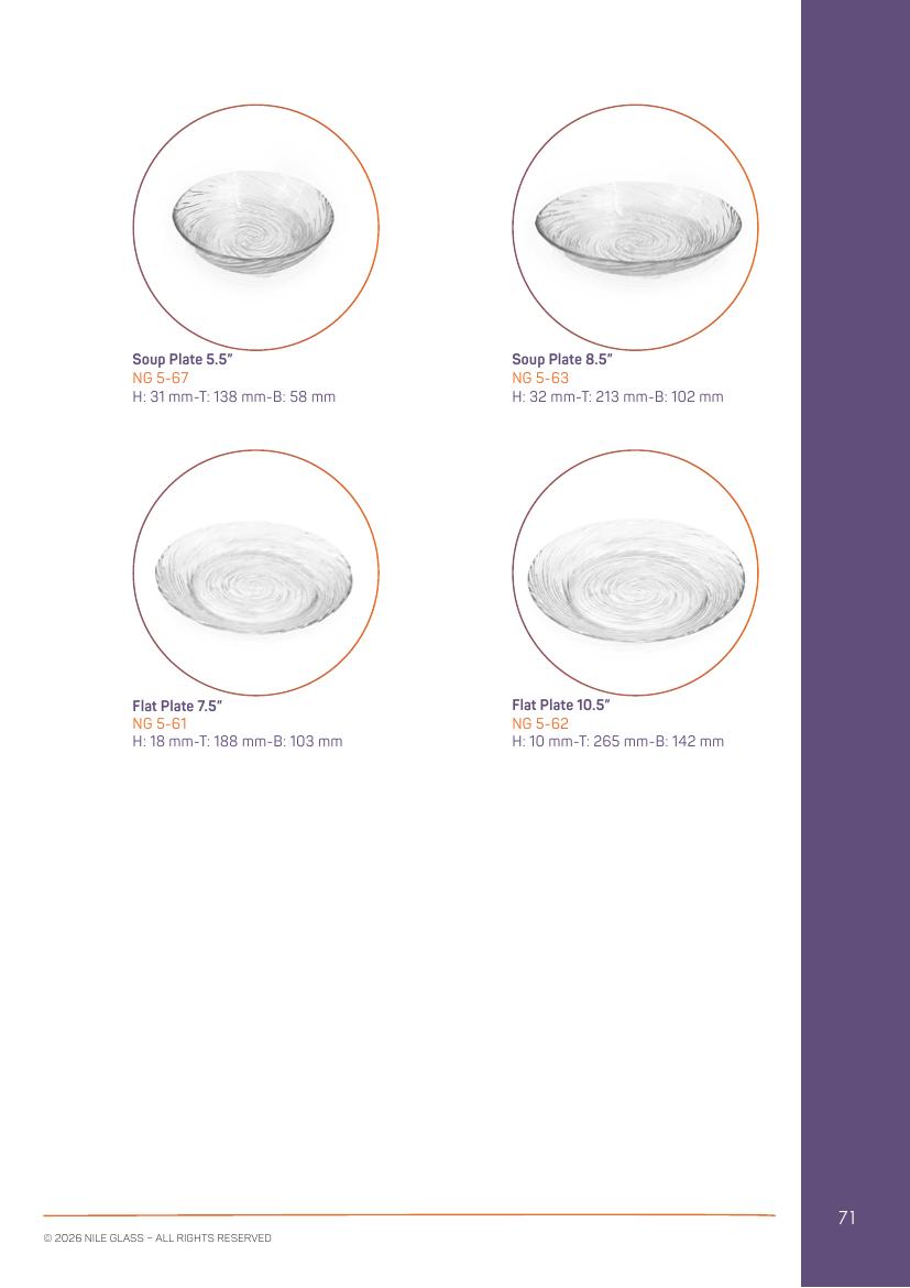 Flat Plate 7.5”                Flat Plate 10.5”